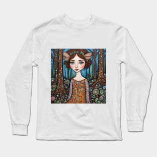 Emily Blunt as a fairy in the woods Long Sleeve T-Shirt